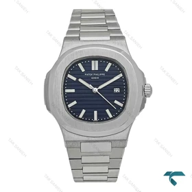 ساعت پتک فیلیپ Nautilus مردانه سیلور صفحه سرمه ای Patek-8046-G