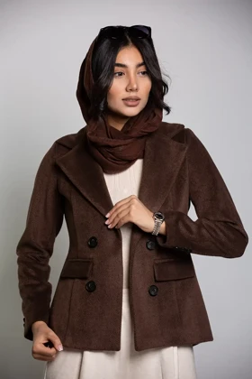 پالتو کت چهار دکمه جناقی