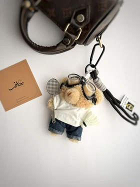 چارم بگ های فانتزی قهوه ای