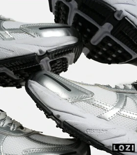 کفش کتانی مردانه و زنانه سفید طوسی مشکی Nike cushlon مدل 6535