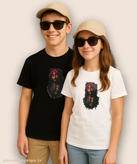 تیشرت بچگانه طرح توپاک کد 913