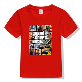 تیشرت جی تی ای طرح gta v cover کد 256692