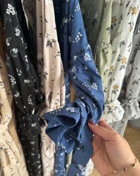 پیراهن مانتویی گلسا همراه کمربند 1