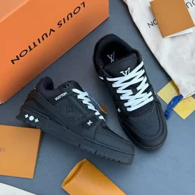 کفش لویی ویتون ترینر سوپر مستر تمام مشکی Louis Vuitton Trainer Super Master Triple Black