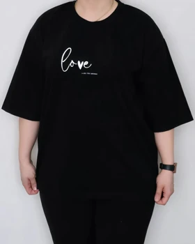 تیشرت لانگ love