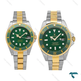 ساعت ست رولکس ساب مارینر دورنگ صفحه سبز Rolex-7062-S