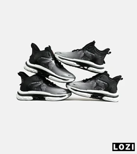 کتانی ساق‌دار مردانه مشکی سفید Nike air jordan 23