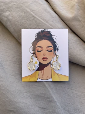 گوشواره صدف مروارید
