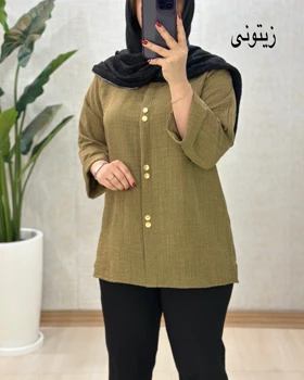C027- تونیک دکمه طلایی 2
