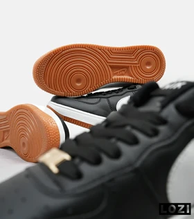 کفش کتانی مردانه و زنانه مشکی سفید نایک NIKE AIR FORCE