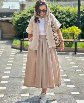 شومیز لینن نچرال