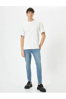 شلوار جین Skinny Fit - Michael Jean 4SAM40075ND
