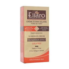 کرم ضد آفتاب فاقد چربی SPF30 پوست چرب الارو نچرال بژ 40 میل