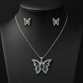 نیم ست ژوپینگ طرح طلا کدnxu1099 گالری زیورآلات آوآرین