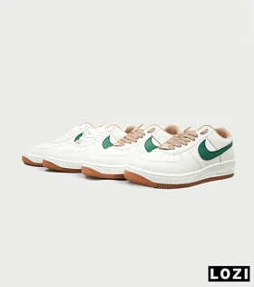 کفش مردانه و زنانه سفید سبز NIKE AIR FORCE