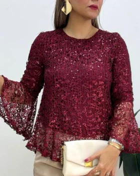 شومیز مزونی پولکی