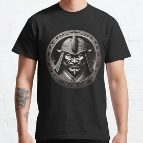 تیشرت با طرح ghost samurai گوست اف سوشیما کد 19458