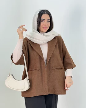 پالتو پانچ السا(1)کد:4637