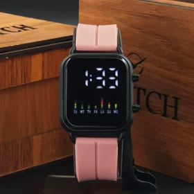 ساعت مچی مردانه و زنانه ال ای دی دیجیتالی LED طرح اپل واچ کد 2