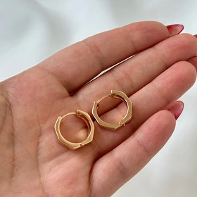 گوشواره ژوپینگ حلقه‌ای کد 174