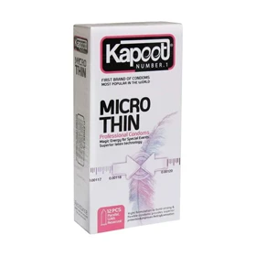 کاندوم فوق نازک Micro Thin کاپوت 12 عدد