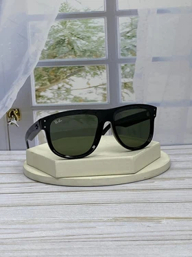 عینک آفتابی Ray-Ban Reverse مدل RB R0501S مشکی UV400، فریم کائوچو استات، مناسب صورت بزرگ