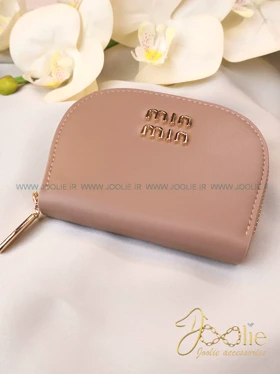 کیف پول جاکارتی زنانه وارداتی مدل min min کد B1069 (قهوه ای)