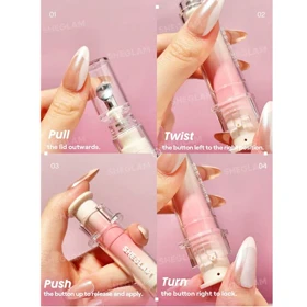 لیپ گلاس حجم دهنده شیگلم مدل Booster shine رنگ Get Started