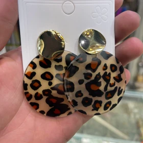 گوشواره دایره پلنگی