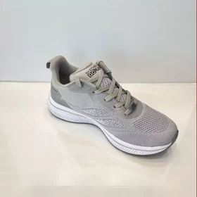 کفش پیاده روی مردانه اسکچرز مدل Go walk با زیره پنبه طوسی