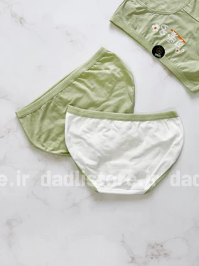 شورت اسلیپ نخ پنبه عروسکی طرح آووکادو