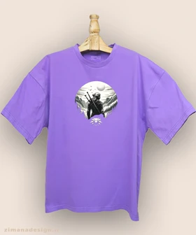 تیشرت لش مردانه و زنانه طرح ویچر شخصیت گرالت کد 987