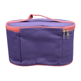 ظرف غذا لانچ باکس چهار قلو مدل Bamboo Panda ظرفیت 2.14 لیتر به همراه کیف