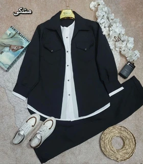 ست مدل بهارک (مشکی)