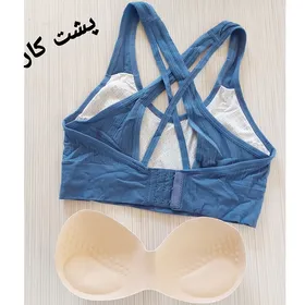 نیم‌تنه پشت بندی قزن دار ورزشی زنانه
