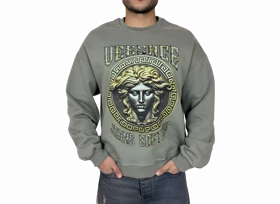 دورس زیتونی سه نخ طرح دار