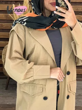 مانتو چهار دکمه سرجیب دوبل