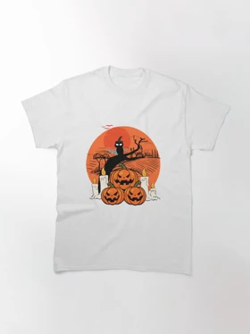 تیشرت Nightmare Before Christmas طرح Vintage Pumpkin Scene Halloween