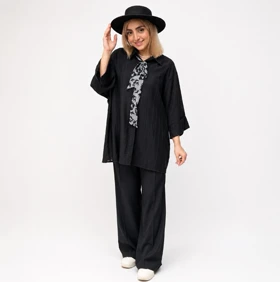 شومیز کرواتی شیشه ای (1135)