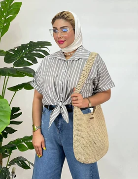کراپ راه راه گلسا کد : K146