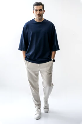 تیشرت باکسی بیسیک مردانه