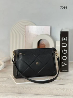 کیف دستی و دوشی زنانه آلفا ALFA کد 7035 (مشکی)