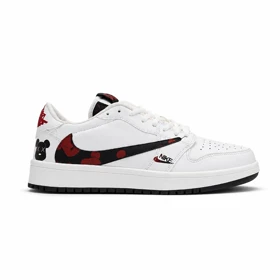 کفش و کتانی مردانه مدل نایک ترویس NIKE TRAVIS رنگ سفید مشکی کد 30197