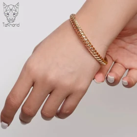 دستبند النگویی ژوپینگ پیچک طلایی