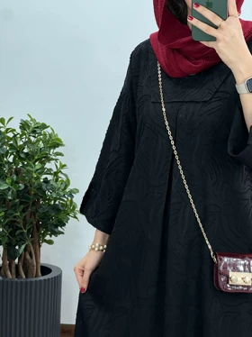 پیراهن مانتویی بلند لینن شاهدخت 1