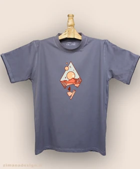 تیشرت مردانه و زنانه طرح تلماسه کد 919