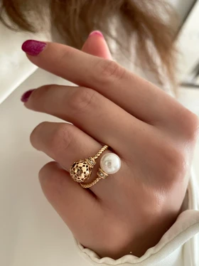 انگشتر گوی مروارید ژوپینگ