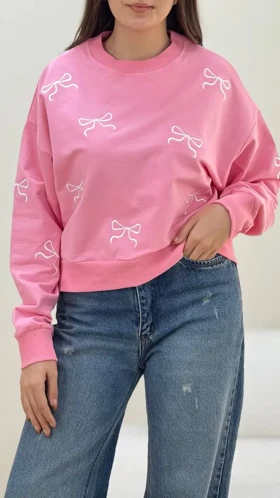 کراپ باکسی گلدوزی