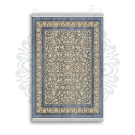 *جدید* فرشینه از جنس پارچه شانل مخمل ترک طرح فانتزی برند دفه کد 1087