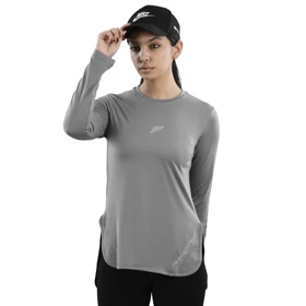 تونیک ورزشی زنانه پولانو مدل CN-PY-38011 طوسی روشن